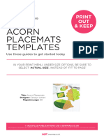 Acorn Placemats 128