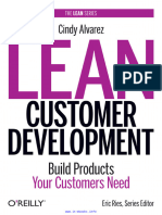 (Tài liệu chính) Cindy Alvarez - Lean Customer Development. Building Products Your Customers Will Buy-O&#039 - Reilly Media ( 2014) -trang-1