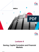 Lecture 4 Saving, Capital Formation and Financial Markets