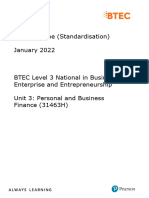 Mark Scheme (Standardisation) January 2022