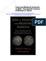 Jews in Ancient and Medieval Armenia First Century Bce Fourteenth Century Ce Michael E Stone 2 Full Chapter