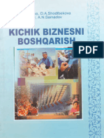 Kichik Bisnesni Boshqarish M.S. Qosimova 2005