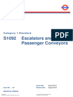 S1092 Escalators and Passenger Conveyors
