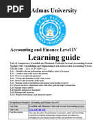 Establish and Maintain Cash and Accrual Accounting System