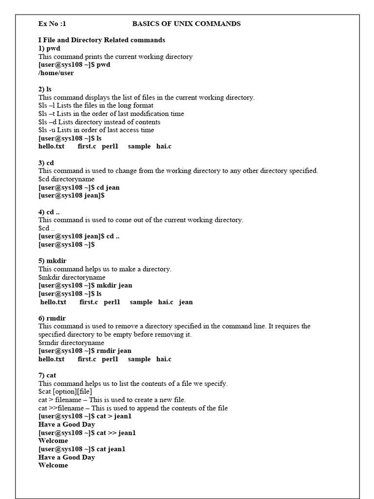 Cs3461 os labmanual download free pdf computer file command line