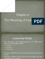 Chapter 12 - The Meaning of Leadership