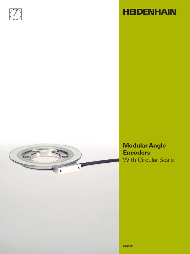 Heidenhain Modular Angle Encoders Circular Scale | PDF | Diffraction ...