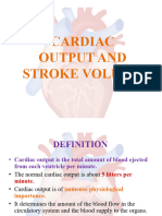 Cardiac Output, BP and Heart Rate