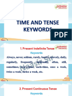 Time and Tense Key Words