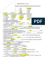 Practice Test - U4 - G11