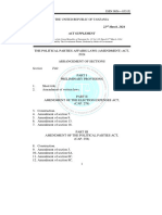 The Political Parties Affairs Laws (Amendment) Act, 2024
