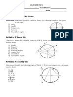 MATHEMATICS Worksheet (Circle)
