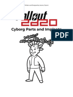 Cyborg Parts and Implants - Fallout 2d20