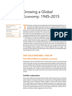 Growing A Global Economy: 1945-2015: The Cold War Era: 1945-89