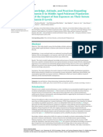 Knowledge, Attitude, and Practices Regarding Vitamin D in Middle Aged Pakistani Population With Impact of Sun Exposure On Serum Vitamin