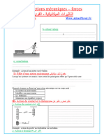 Cours 3 - Les Actions Mécaniques