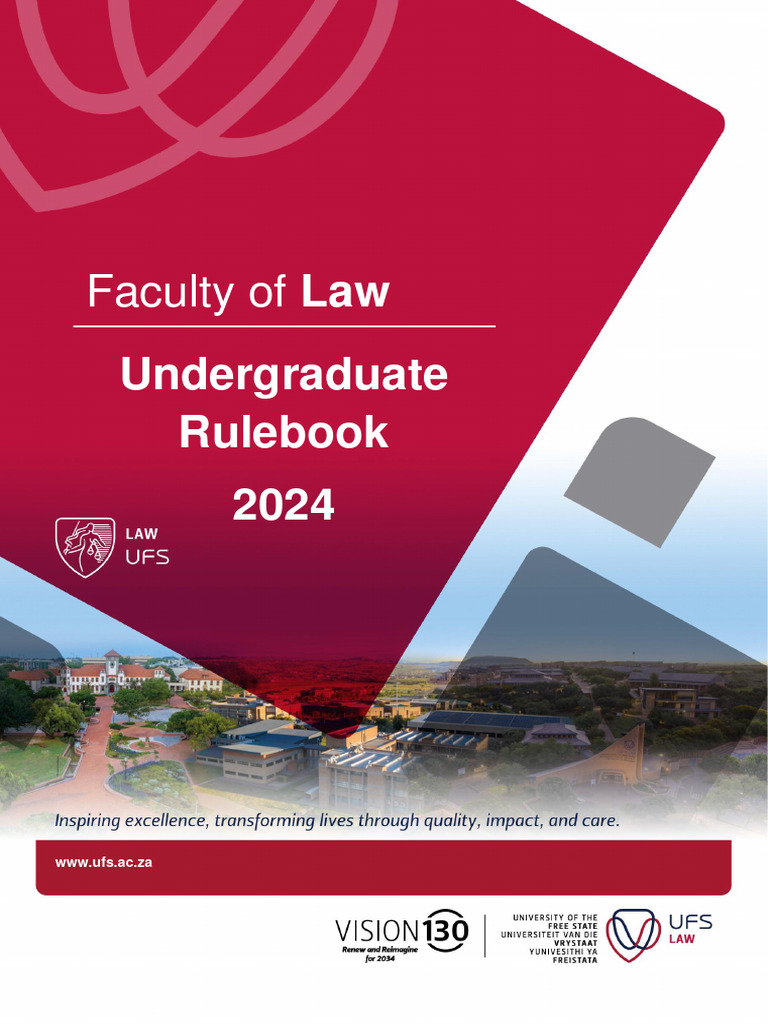 2024 Faculty of Law Undergraduate Rulebook - 2024 | PDF | Academic ...