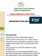 Irrigation Types and Methods