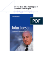 John Loeser The Man Who Reimagined Pain Jane C Ballantyne Full Chapter