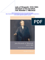 John Kennedy of Dingwall 1819 1884 Evangelicalism in The Scottish Highlands Alasdair J Macleod Full Chapter