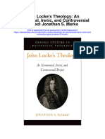 John Lockes Theology An Ecumenical Irenic and Controversial Project Jonathan S Marko Full Chapter