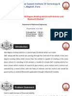 Controlling of A 360 Degree Rotating Vehicle With Arduino and Bluetooth Module Updated.