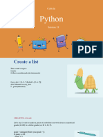 Python Session 18