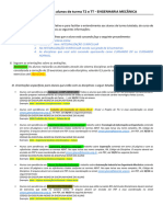 Instruções - Alunos de Turma T2 e TT