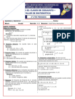 Tema 02 - Clases de Conjunto - Taller de Matemática