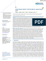 JGR Atmospheres - 2022 - Zelinka - Evaluating Climate Models Cloud Feedbacks Against Expert Judgment