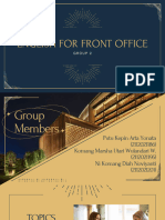 English For Front Office: Group 2