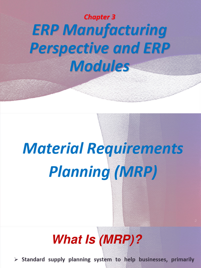 Understanding MRP and BOM in Manufacturing | PDF | Inventory | Computing