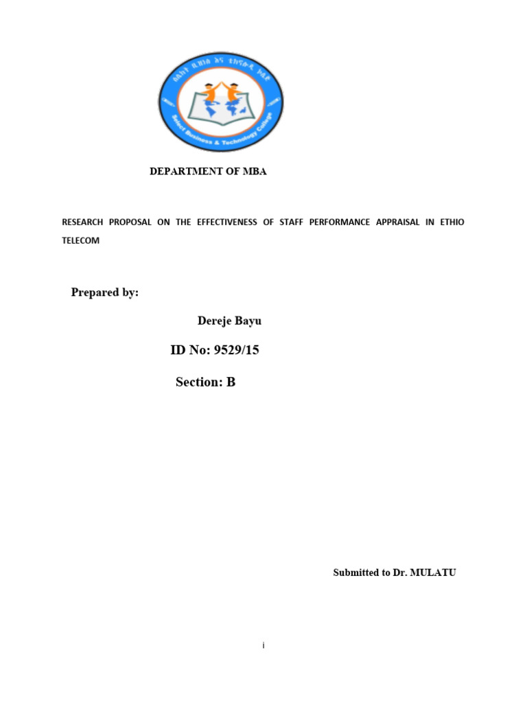 the-effectiveness-of-staff-performance-appraisal-in-ethio-telecom