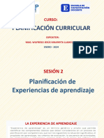 Sesión 2 Planificación de Experiencias de Aprendizaje