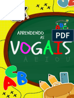 Caderno Das Vogais