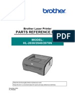 HL 2030 Parts List