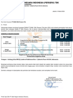 Surat Panggilan Tes Interview Pt. Bank Bni Persero.