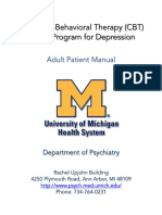 CBT Group Program For Depression Patient Manual