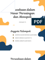 Perusahaan Dalam Pasar Persaingan Dan Monopoli - Kel 10 Eko Mikro