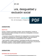Curso 2022-23 Estructura, desigualdad y exclusión social