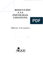 Carretero, M. Introducción A La Psicología Cognitiva. Introducción y Cap. 1