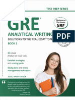 GRE Analytical Writing Book1 - Sample