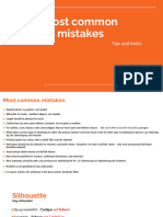 Most Common Mistakes