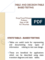 6 - State Table Based Testing