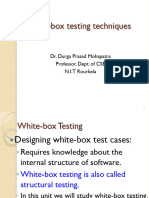 8 - White Box Testing I