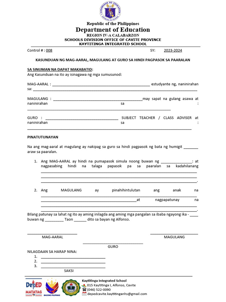 Dropping form pdf