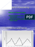 Forecasting Seasonal Series with Winters' Method