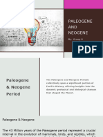 Paleogene and Neogene