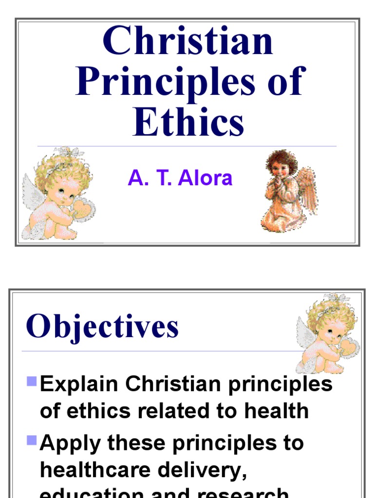 Christian Principles of Ethics | PDF | Conscience | Dignity