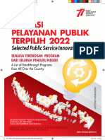 Buku Inovasi Pelayanan Publik Terpilih 2022